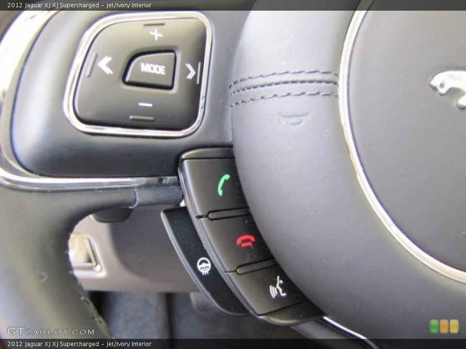 Jet/Ivory Interior Controls for the 2012 Jaguar XJ XJ Supercharged #65409065