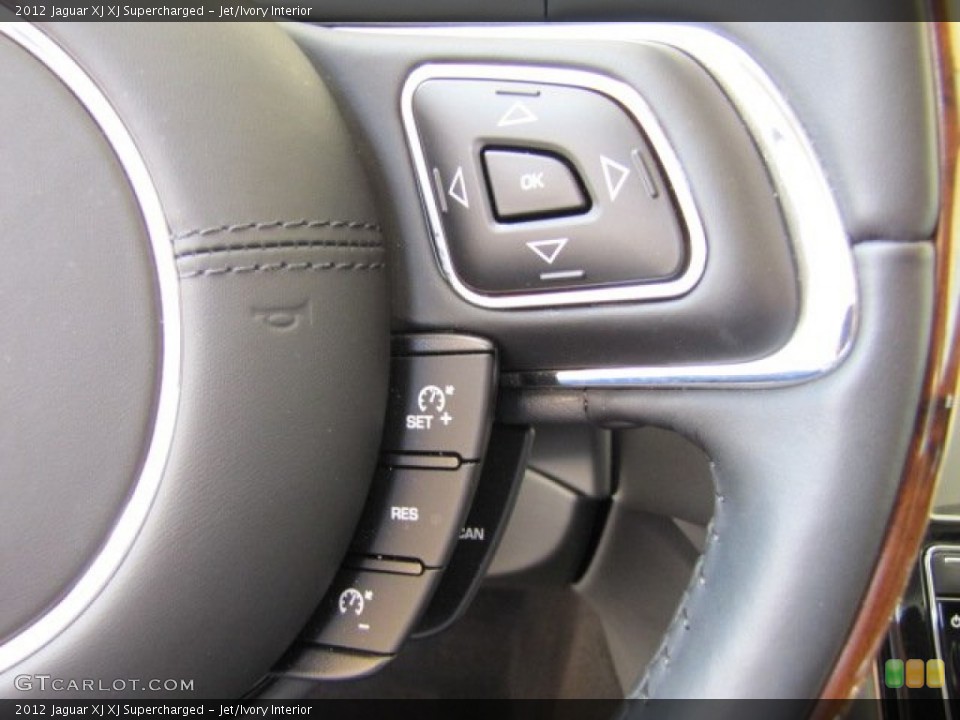 Jet/Ivory Interior Controls for the 2012 Jaguar XJ XJ Supercharged #65409071