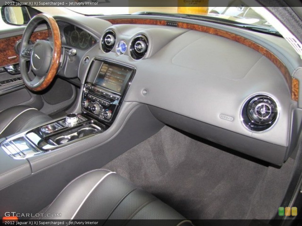 Jet/Ivory Interior Dashboard for the 2012 Jaguar XJ XJ Supercharged #65409134