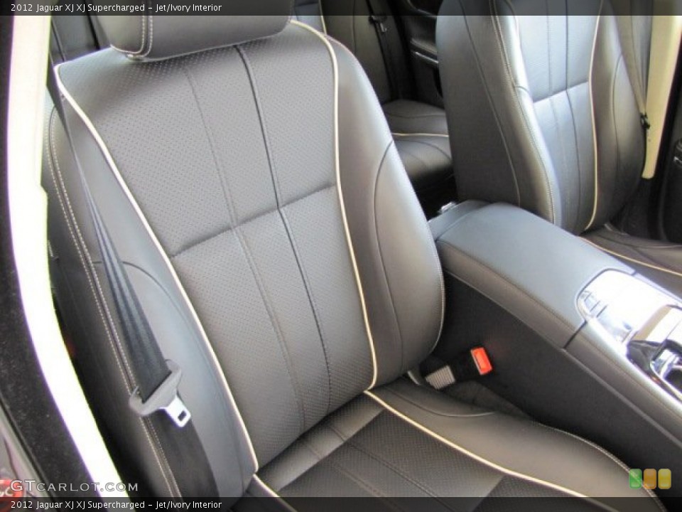 Jet/Ivory Interior Photo for the 2012 Jaguar XJ XJ Supercharged #65409137