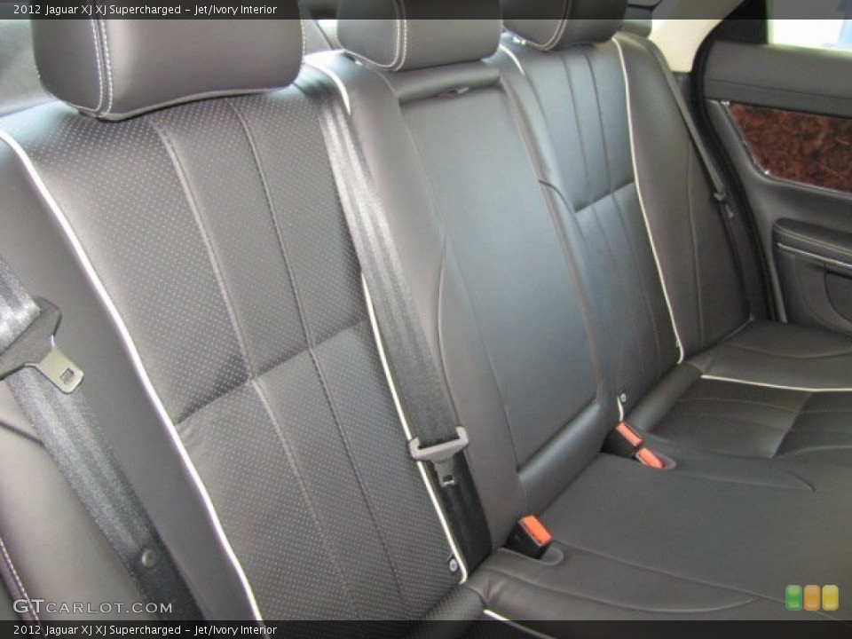 Jet/Ivory Interior Rear Seat for the 2012 Jaguar XJ XJ Supercharged #65409167