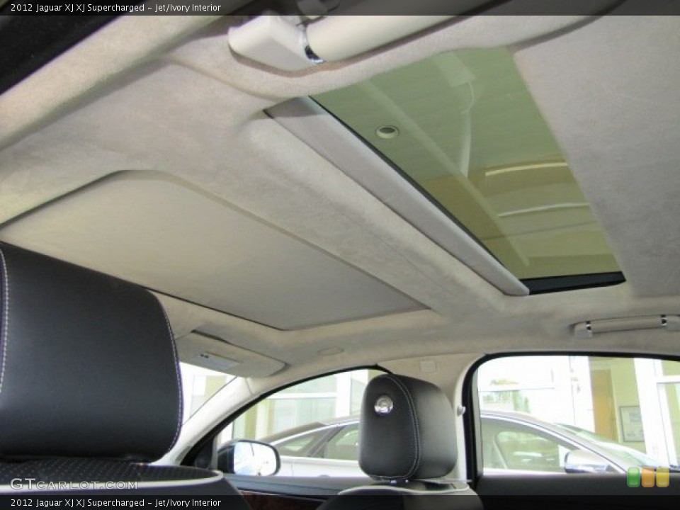 Jet/Ivory Interior Sunroof for the 2012 Jaguar XJ XJ Supercharged #65409209