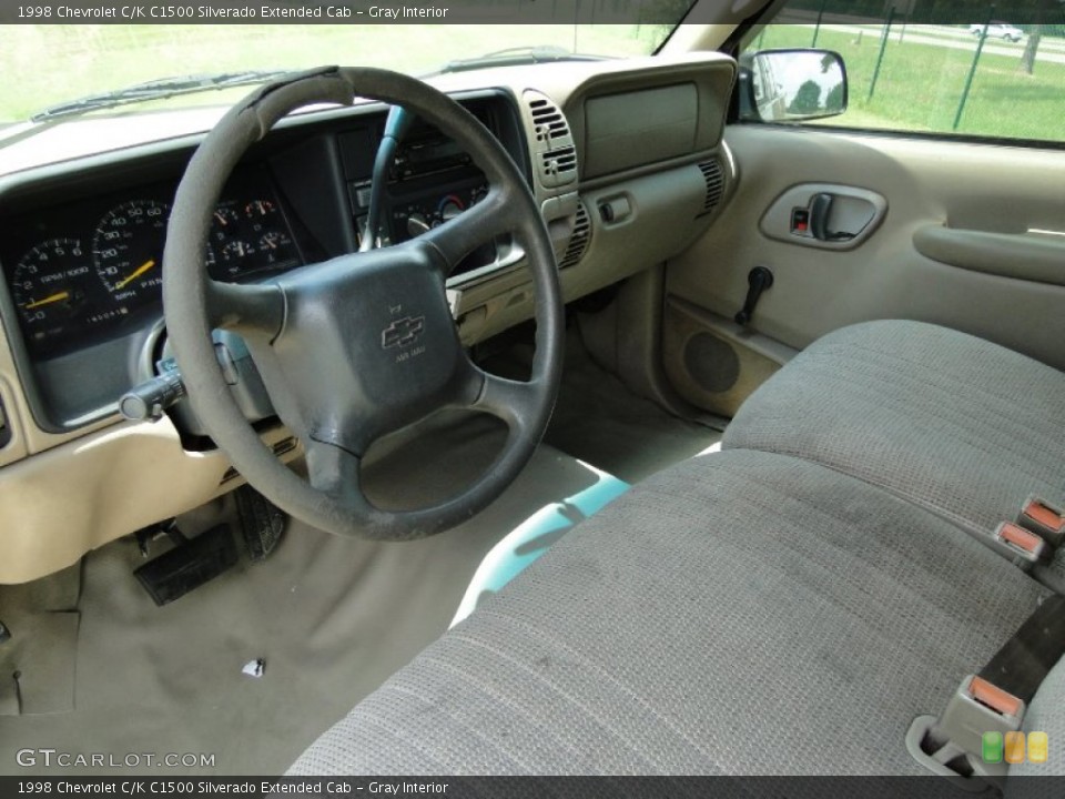 Gray Interior Photo for the 1998 Chevrolet C/K C1500 Silverado Extended Cab #65409419