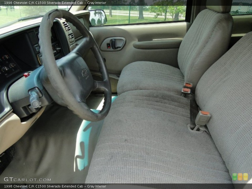 Gray Interior Photo for the 1998 Chevrolet C/K C1500 Silverado Extended Cab #65409425