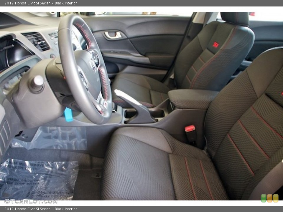Black Interior Photo for the 2012 Honda Civic Si Sedan #65409533