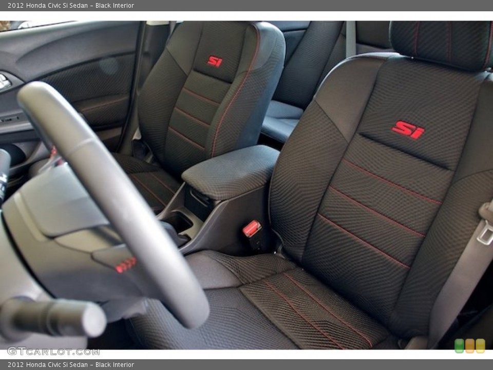 Black Interior Photo for the 2012 Honda Civic Si Sedan #65409542