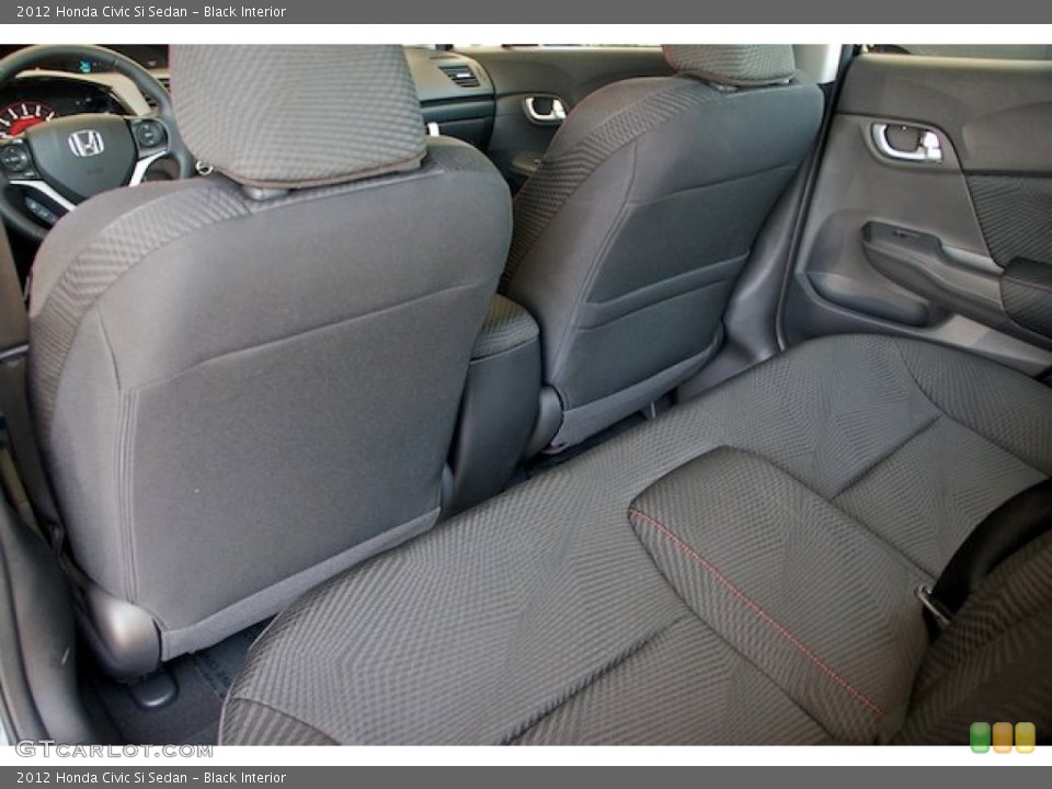 Black Interior Photo for the 2012 Honda Civic Si Sedan #65409557