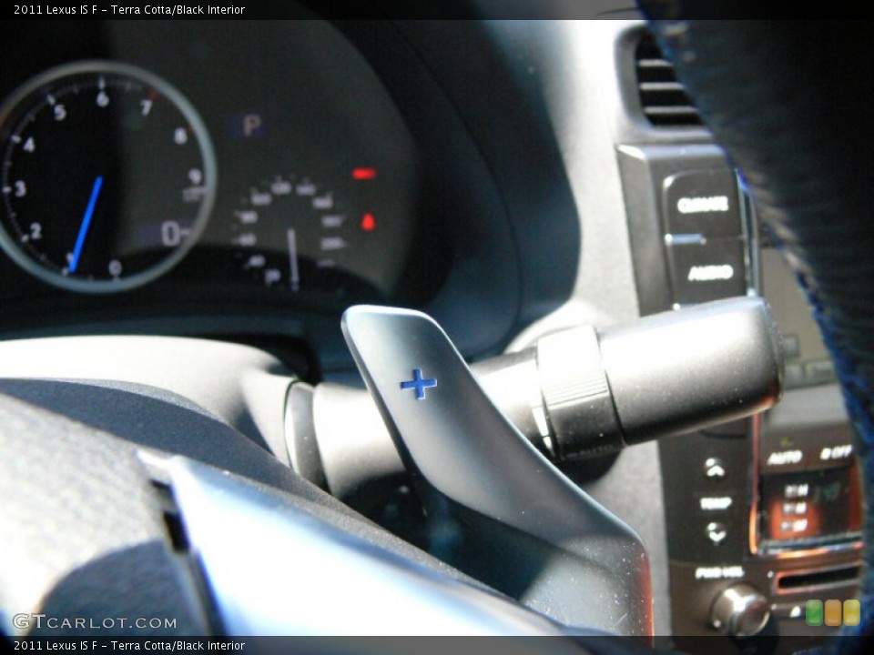 Terra Cotta/Black Interior Controls for the 2011 Lexus IS F #65417460