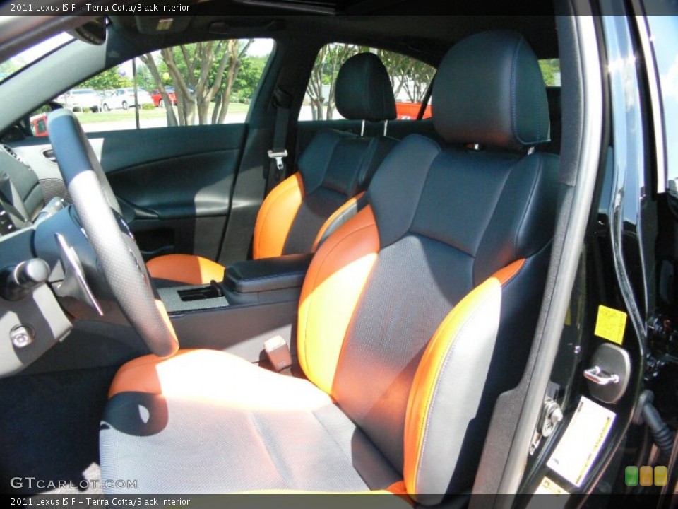 Terra Cotta/Black Interior Photo for the 2011 Lexus IS F #65417550