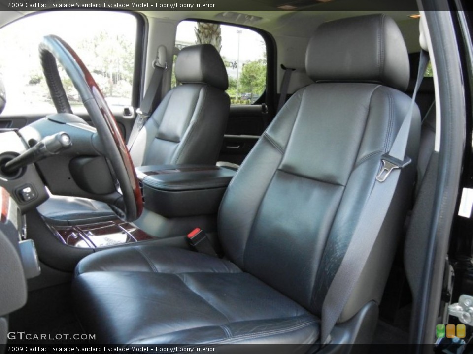 Ebony/Ebony Interior Photo for the 2009 Cadillac Escalade  #65419230