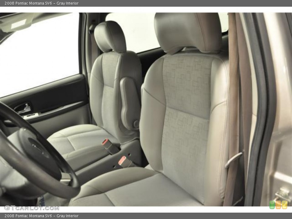 Gray Interior Photo for the 2008 Pontiac Montana SV6 #65421018
