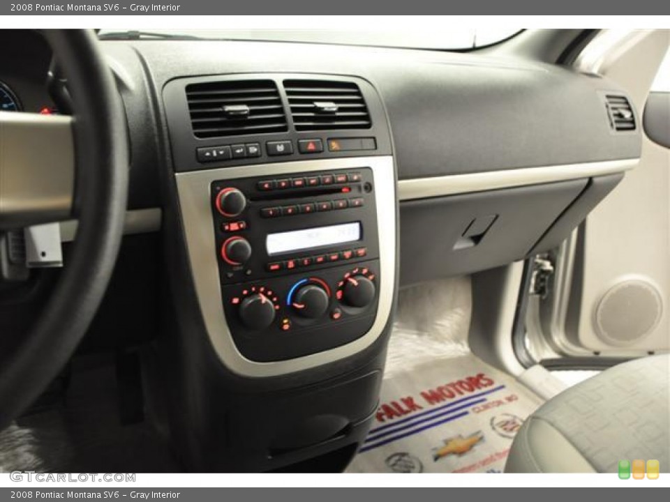 Gray Interior Controls for the 2008 Pontiac Montana SV6 #65421048