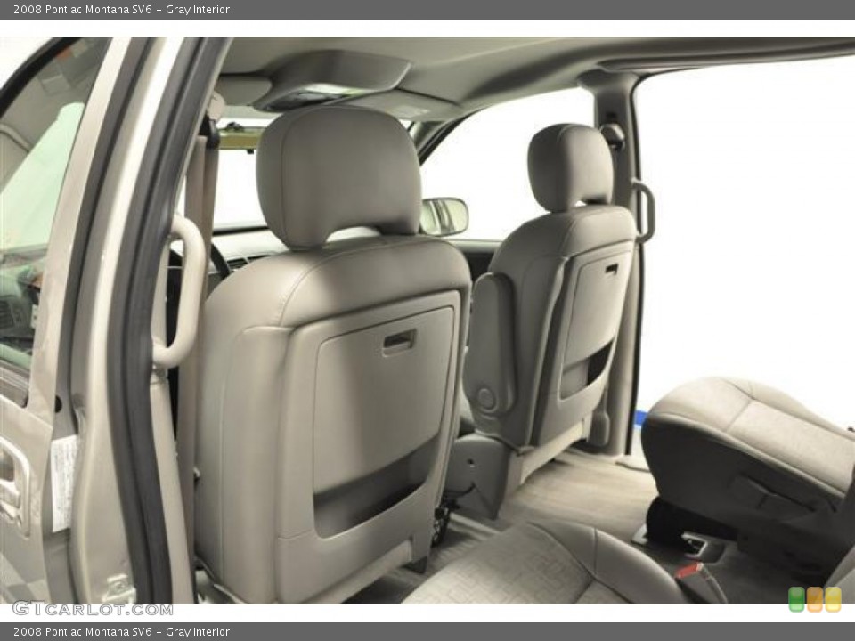 Gray Interior Photo for the 2008 Pontiac Montana SV6 #65421075