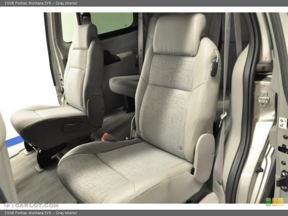 Gray Interior Photo for the 2008 Pontiac Montana SV6 #65421084