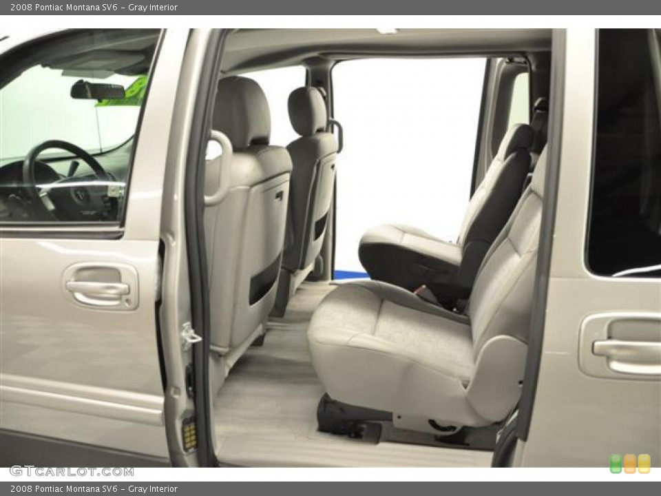 Gray Interior Photo for the 2008 Pontiac Montana SV6 #65421130