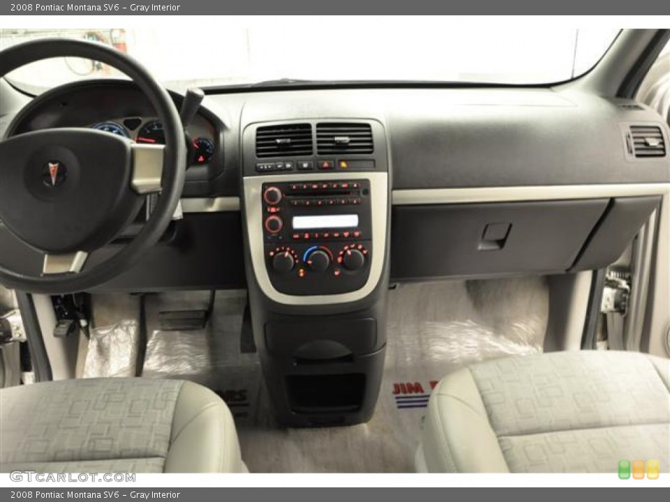 Gray Interior Dashboard for the 2008 Pontiac Montana SV6 #65421149