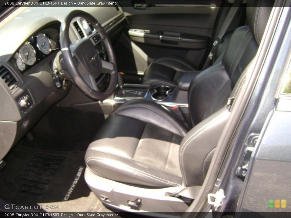 Dark Slate Gray Interior Photo for the 2008 Chrysler 300 C HEMI SRT Design #65424747