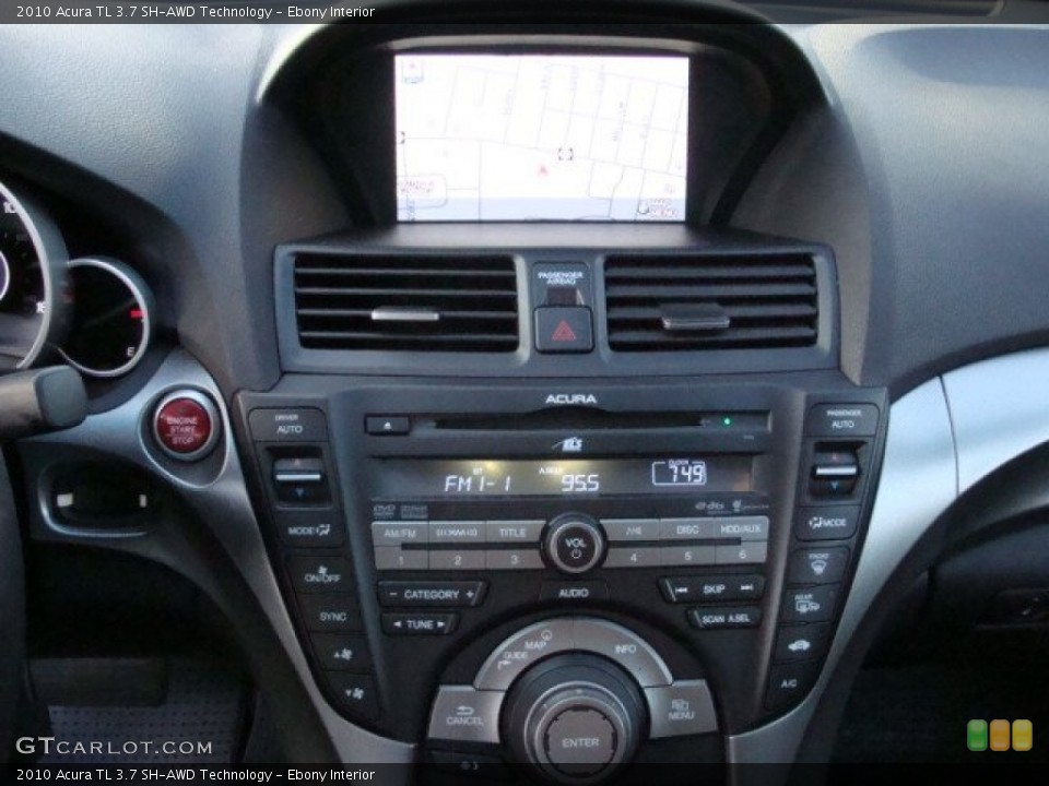 Ebony Interior Controls for the 2010 Acura TL 3.7 SH-AWD Technology #65426634