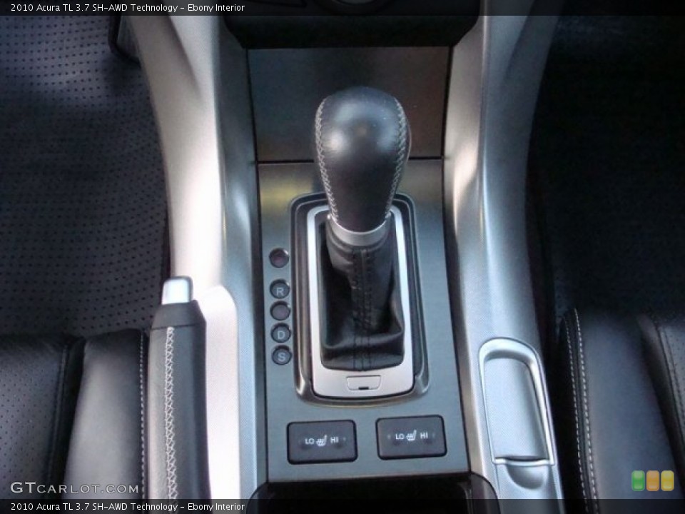 Ebony Interior Transmission for the 2010 Acura TL 3.7 SH-AWD Technology #65426643