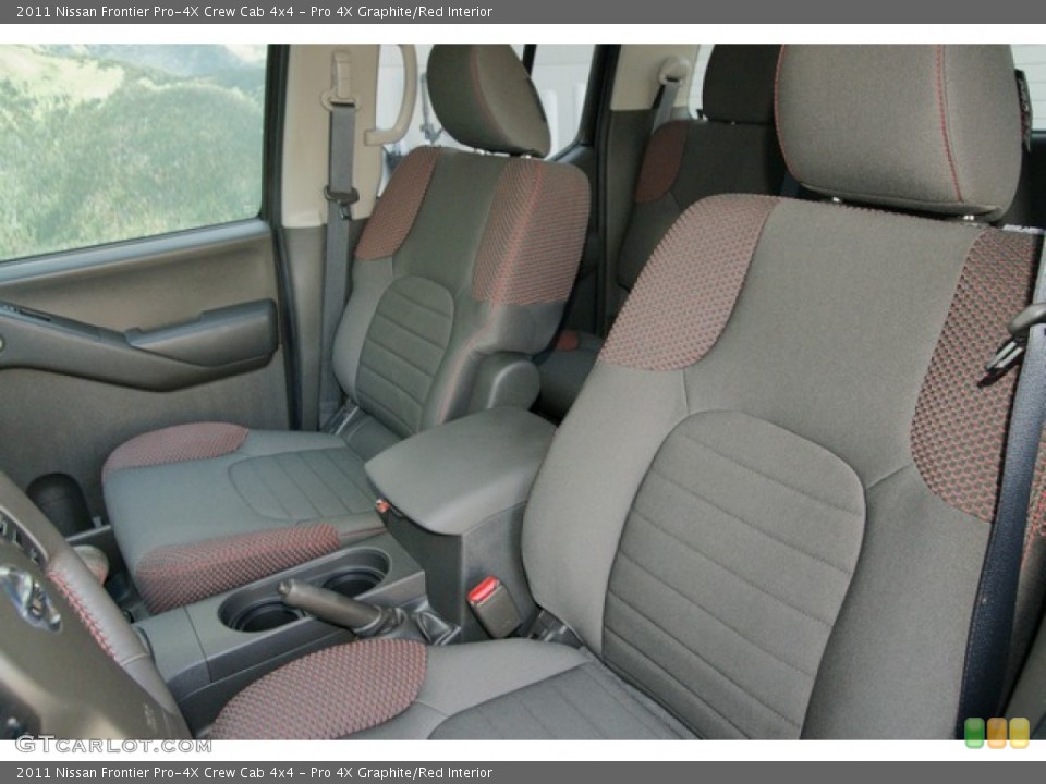 Pro 4X Graphite/Red Interior Photo for the 2011 Nissan Frontier Pro-4X Crew Cab 4x4 #65427657