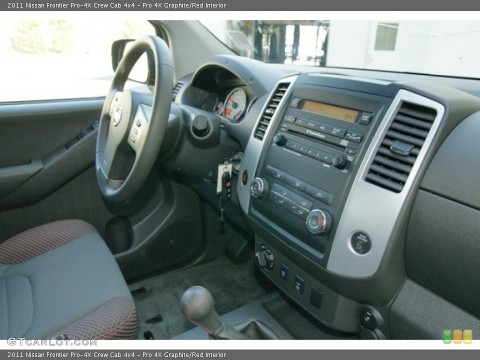 Pro 4X Graphite/Red Interior Dashboard for the 2011 Nissan Frontier Pro-4X Crew Cab 4x4 #65427682