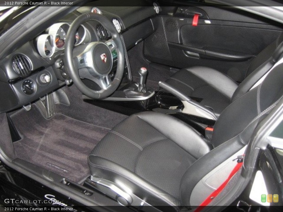 Black Interior Photo for the 2012 Porsche Cayman R #65429289