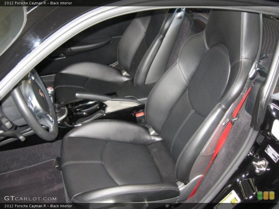 Black Interior Photo for the 2012 Porsche Cayman R #65429298