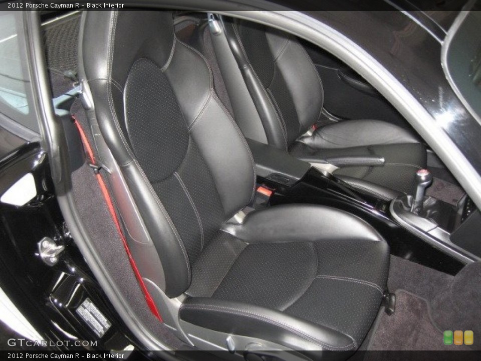 Black Interior Photo for the 2012 Porsche Cayman R #65429316