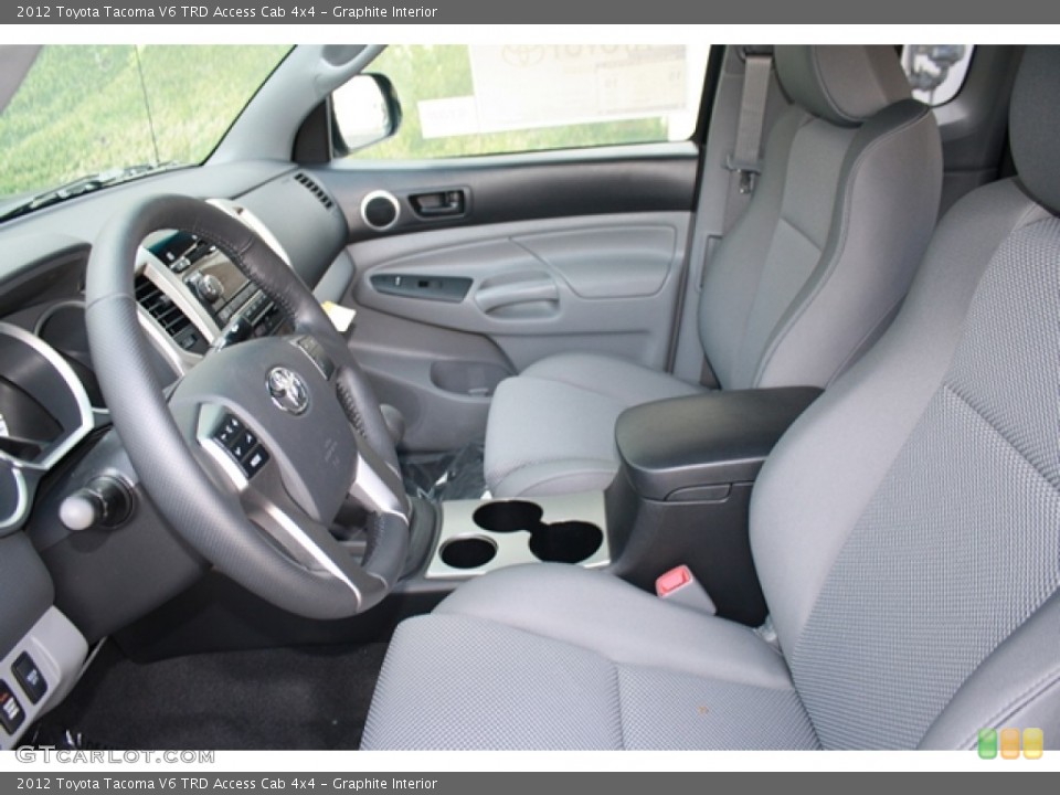 Graphite Interior Photo for the 2012 Toyota Tacoma V6 TRD Access Cab 4x4 #65429865