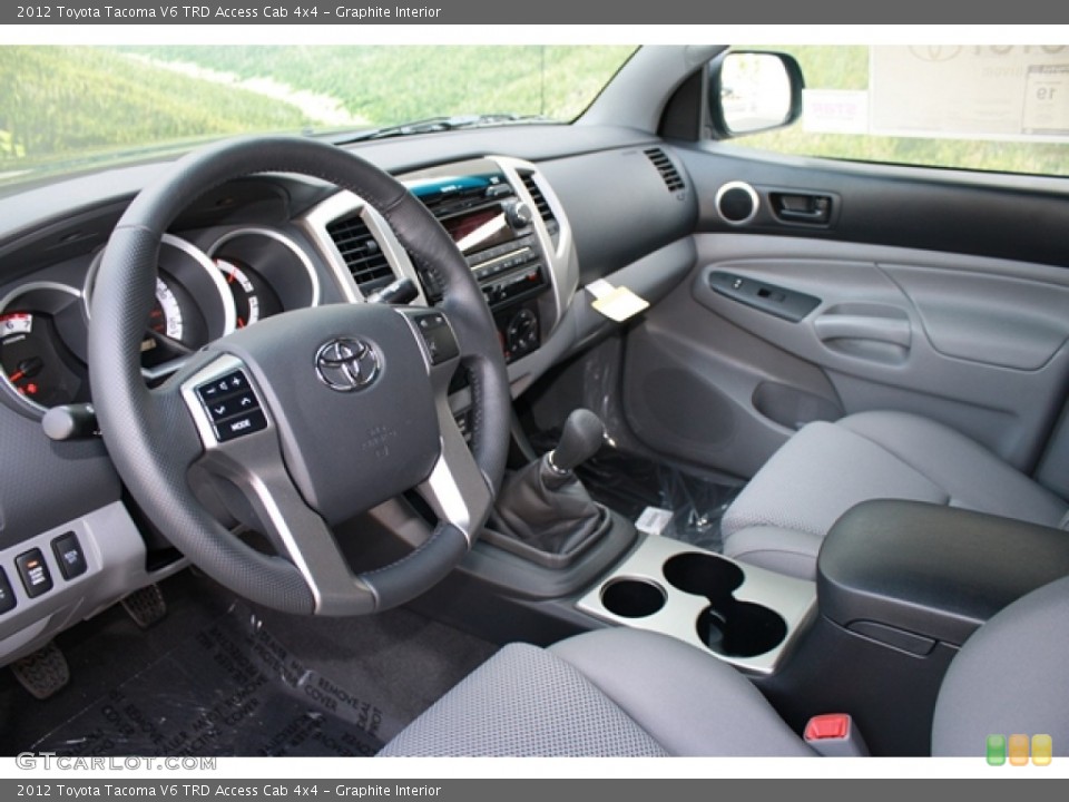 Graphite Interior Photo for the 2012 Toyota Tacoma V6 TRD Access Cab 4x4 #65429871