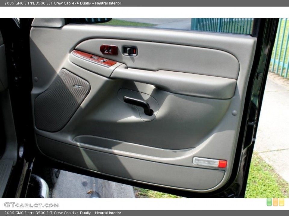 Neutral Interior Door Panel for the 2006 GMC Sierra 3500 SLT Crew Cab 4x4 Dually #65431905