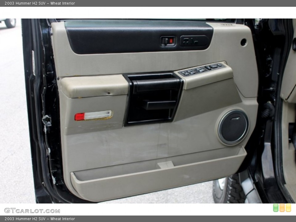 Wheat Interior Door Panel for the 2003 Hummer H2 SUV #65433179