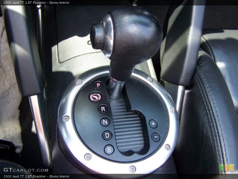 Ebony Interior Transmission for the 2003 Audi TT 1.8T Roadster #65434242