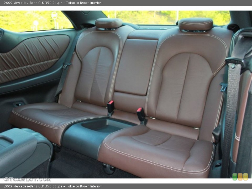 Tobacco Brown Interior Photo for the 2009 Mercedes-Benz CLK 350 Coupe #65434620