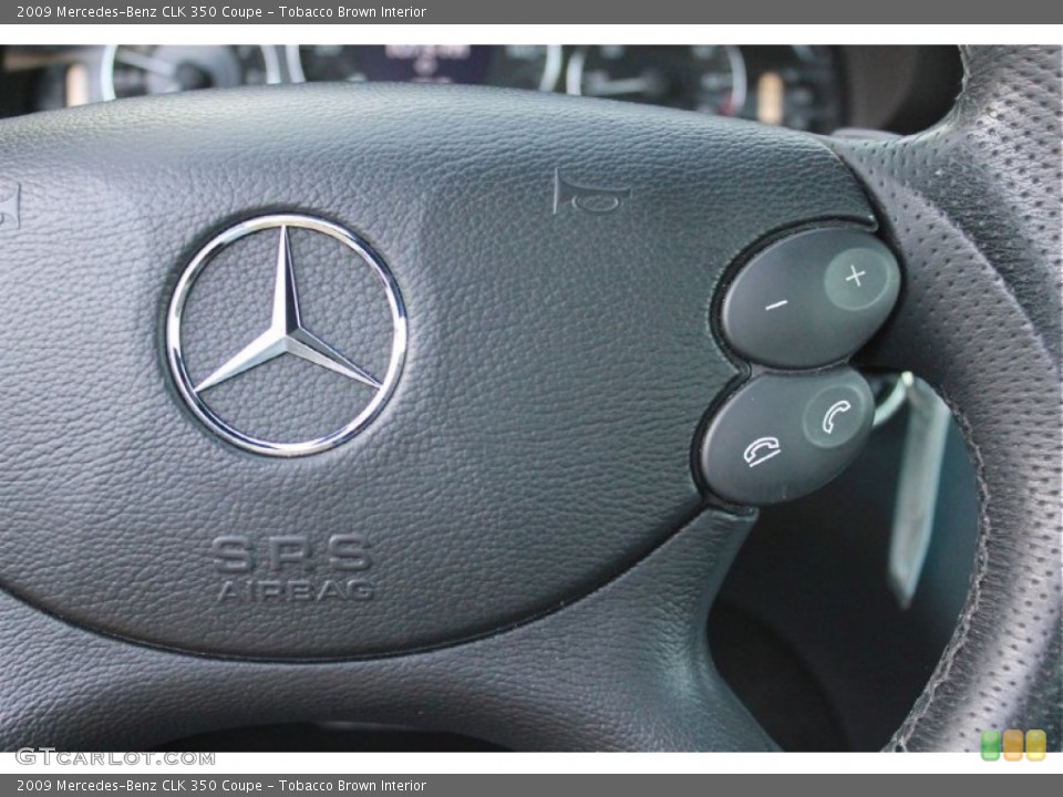 Tobacco Brown Interior Controls for the 2009 Mercedes-Benz CLK 350 Coupe #65434656
