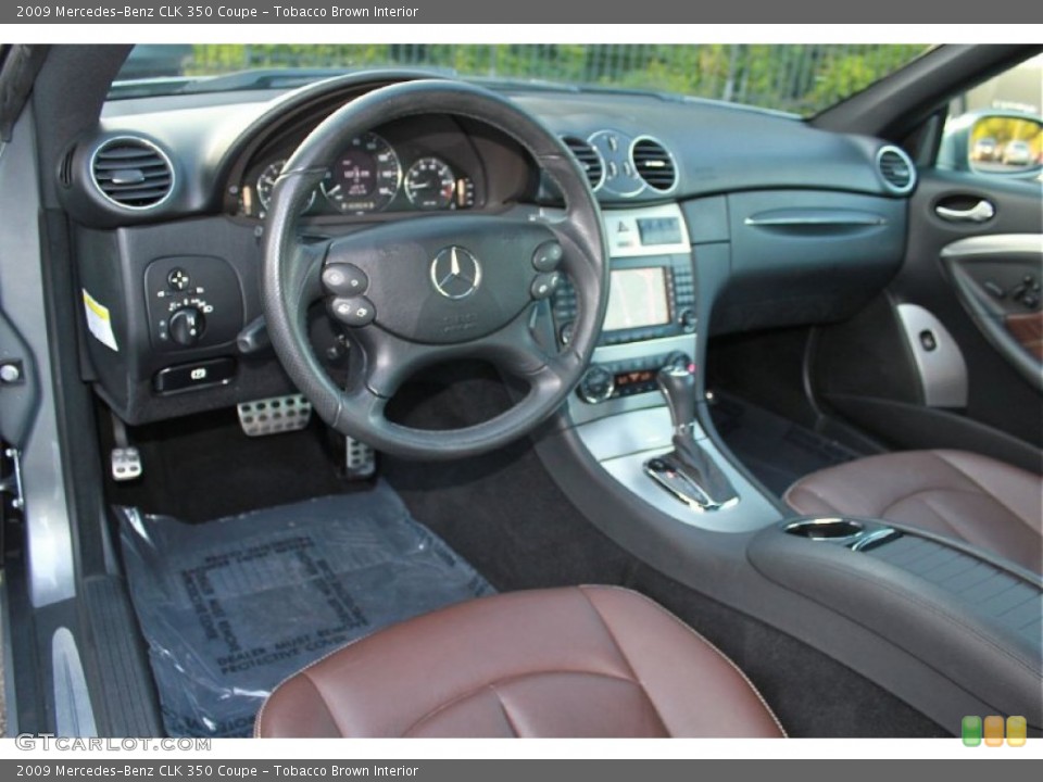 Tobacco Brown Interior Prime Interior for the 2009 Mercedes-Benz CLK 350 Coupe #65434671
