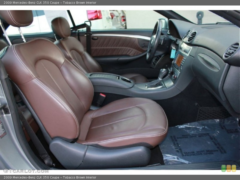 Tobacco Brown Interior Photo for the 2009 Mercedes-Benz CLK 350 Coupe #65434680
