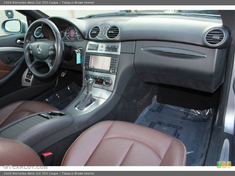 Tobacco Brown Interior Dashboard for the 2009 Mercedes-Benz CLK 350 Coupe #65434689