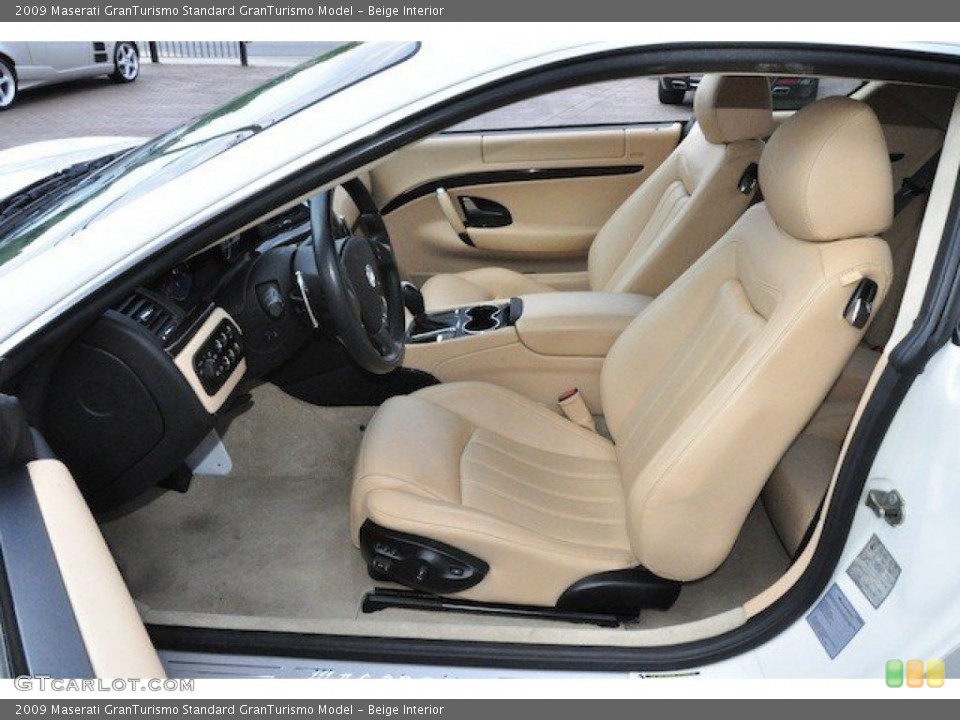 Beige Interior Front Seat for the 2009 Maserati GranTurismo  #65436351