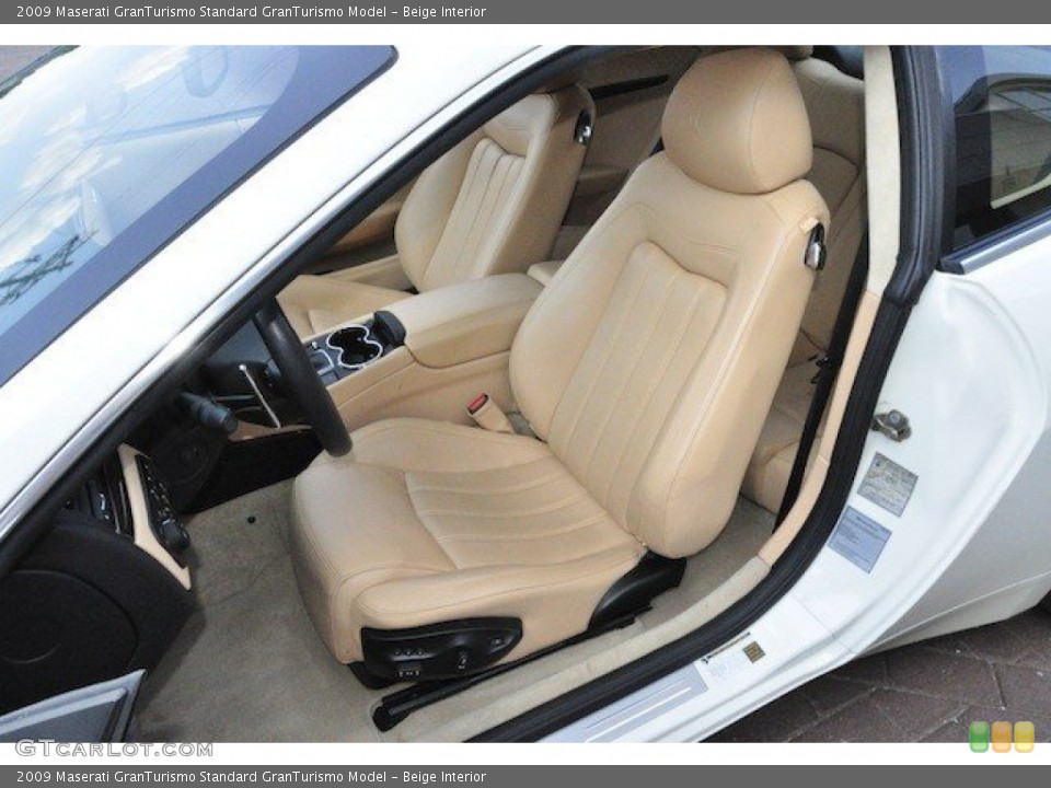 Beige Interior Front Seat for the 2009 Maserati GranTurismo  #65436360