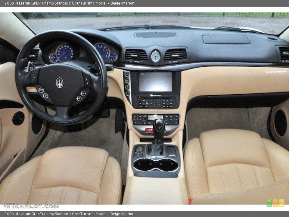 Beige Interior Dashboard for the 2009 Maserati GranTurismo  #65436378