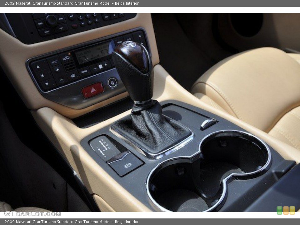 Beige Interior Transmission for the 2009 Maserati GranTurismo  #65436458