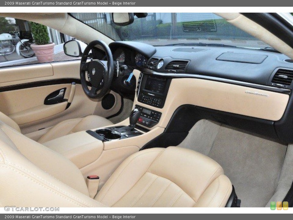Beige Interior Dashboard for the 2009 Maserati GranTurismo  #65436495