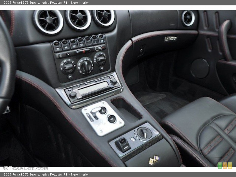 Nero Interior Controls for the 2005 Ferrari 575 Superamerica Roadster F1 #65437068