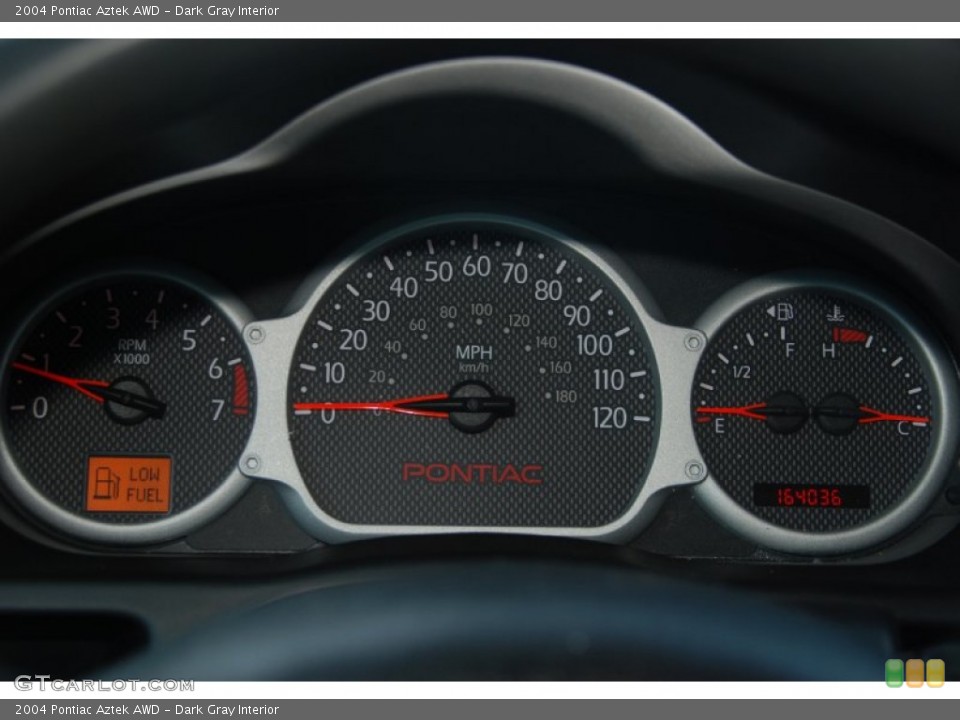 Dark Gray Interior Gauges for the 2004 Pontiac Aztek AWD #65440695