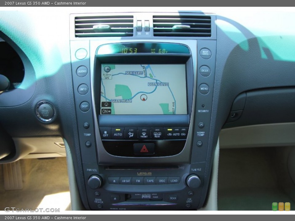 Cashmere Interior Controls for the 2007 Lexus GS 350 AWD #65442891