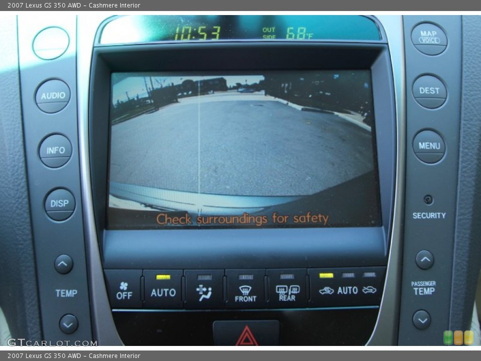 Cashmere Interior Controls for the 2007 Lexus GS 350 AWD #65442906