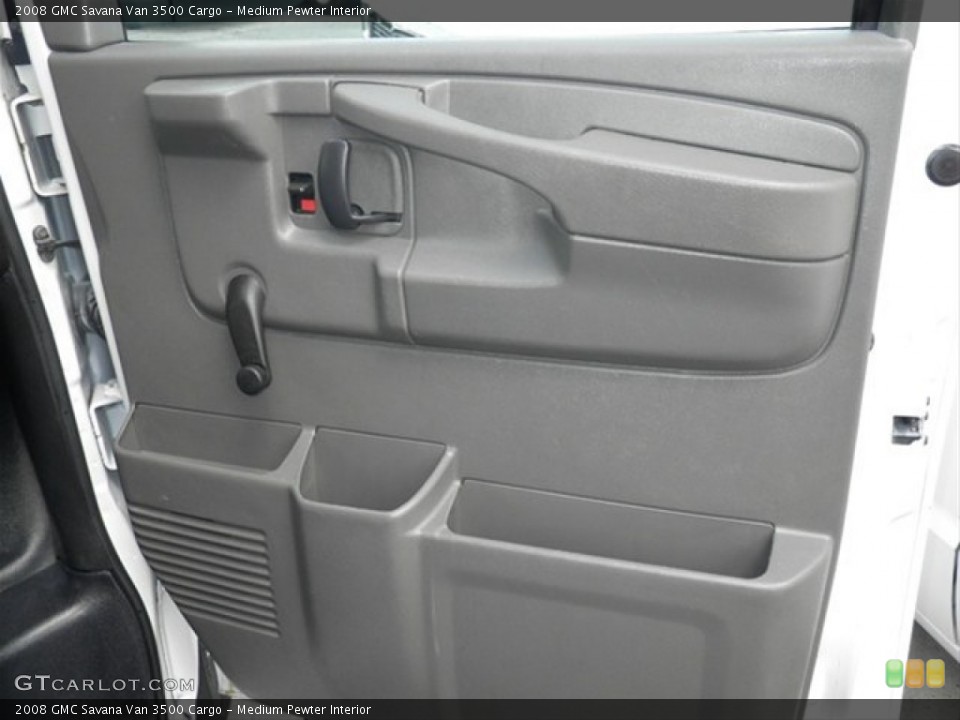 Medium Pewter Interior Door Panel for the 2008 GMC Savana Van 3500 Cargo #65443032