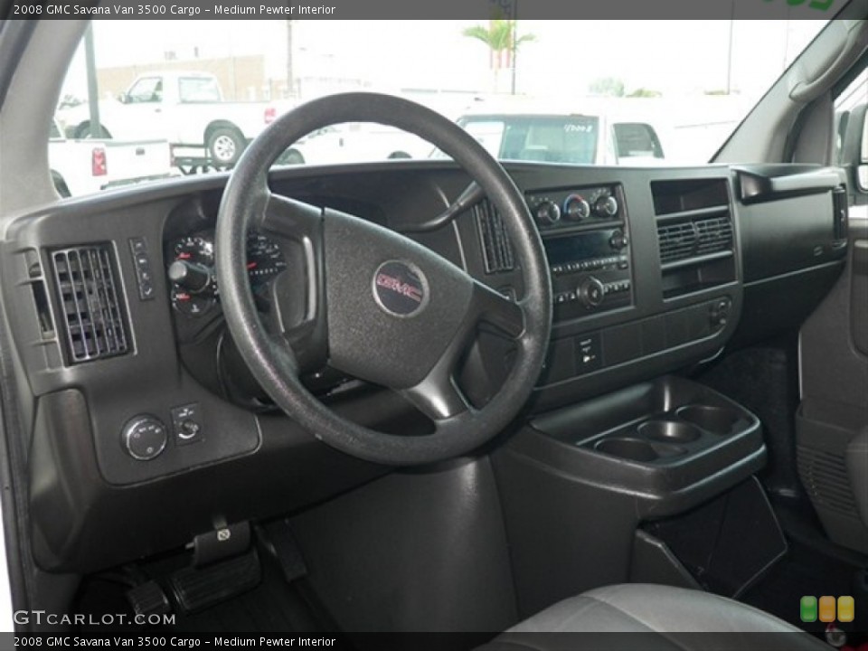 Medium Pewter 2008 GMC Savana Van Interiors