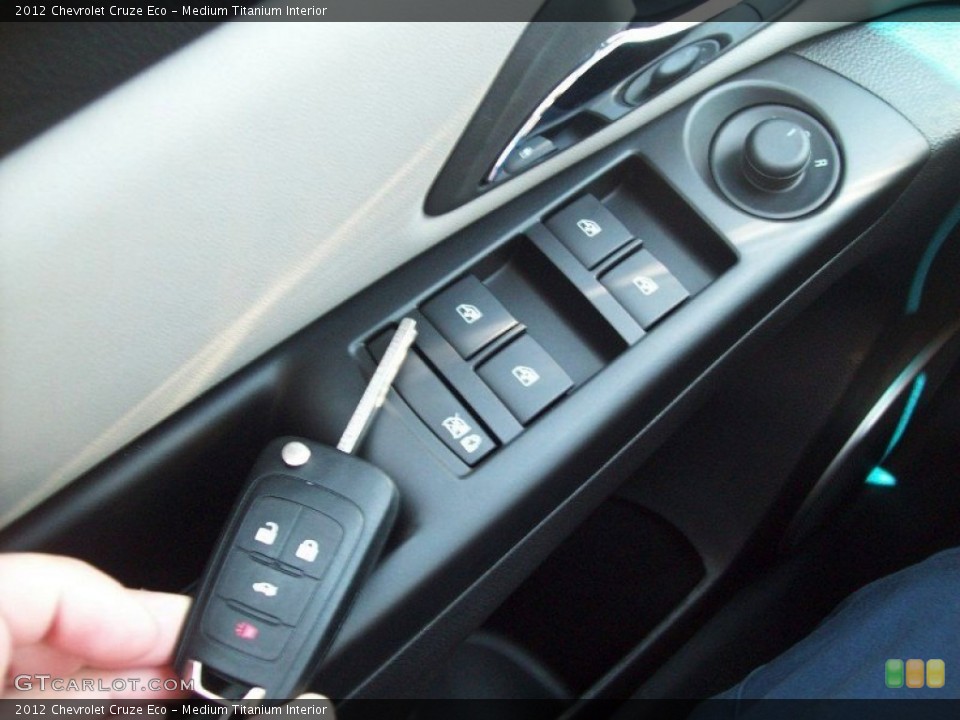 Medium Titanium Interior Controls for the 2012 Chevrolet Cruze Eco #65444805